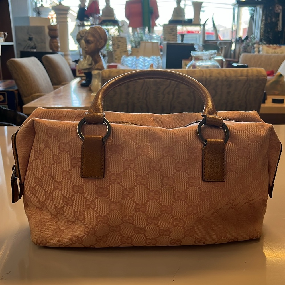 Gucci Pink and Brown Satchel - Picture 3 of 13